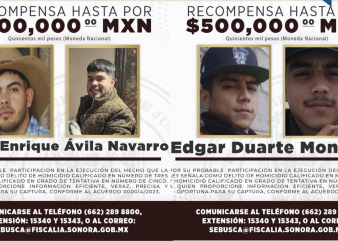 Ofrecen recompensa por presuntos responsables de triple homicidio en Estación Corral